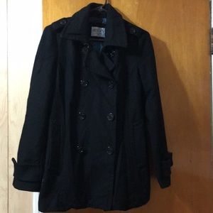 Black trench coat